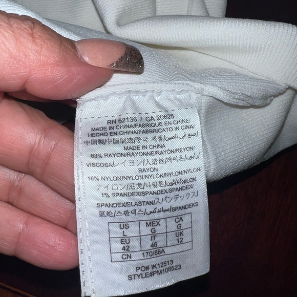 GUESS Marciano-White Bandage Bodycon Midi Dress - Picture 12 of 12